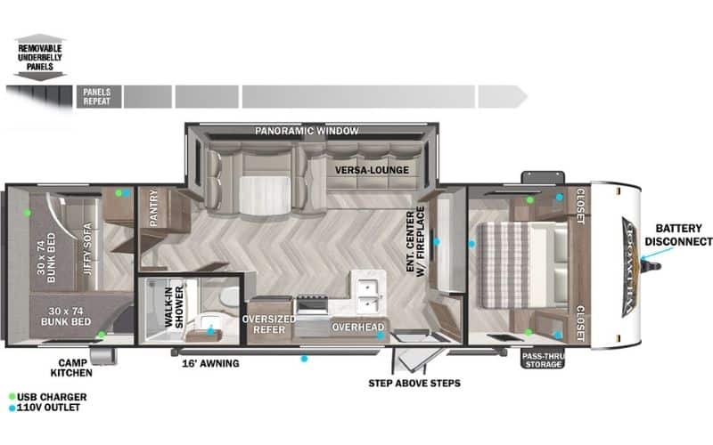 Forest River Wildwood X-Lite Midwest 273QBXL 