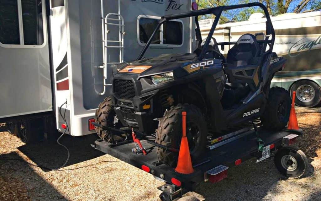 Can I Use An RV Golf Cart Carrier To Haul An ATV?