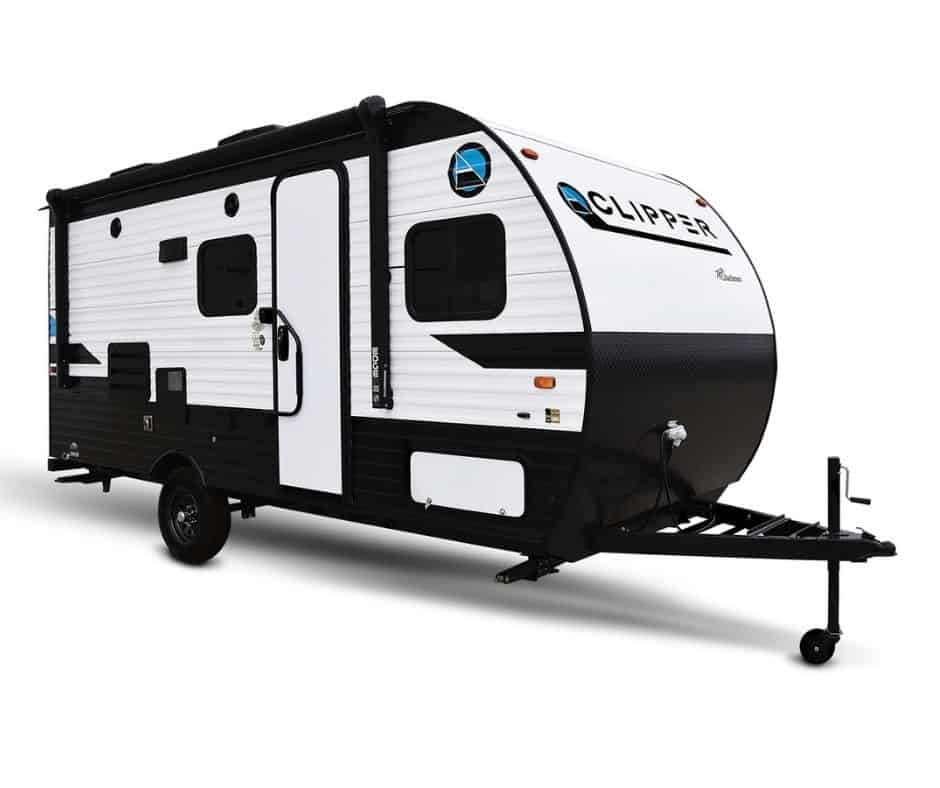 6 Small Camper Trailers You Can Tow With A Minivan 4 Coachmen Clipper Ultra Lite 17 CFQ