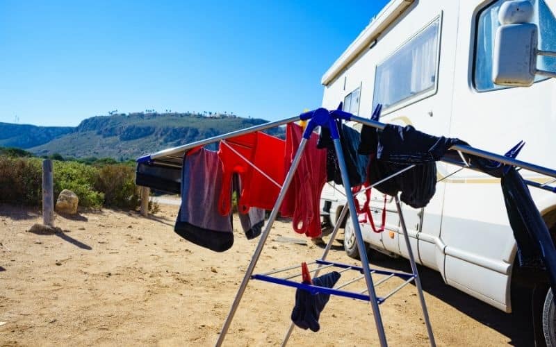 How to Keep Moisture Out of Your RV to Minimize Condensation 6 Dry Your Clothes Outside