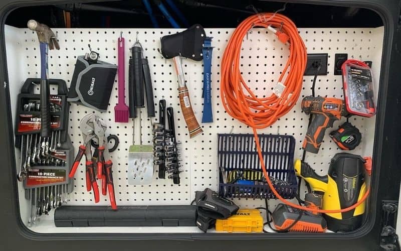 Essential Items For Your RV Tool Kit - incomplete