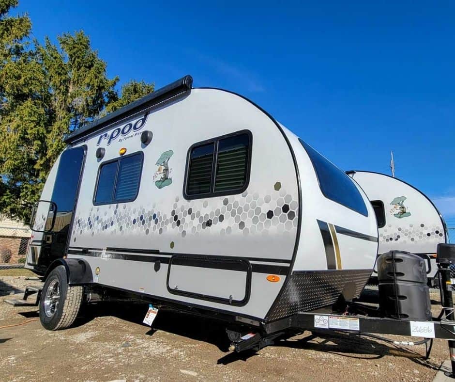 6 Small Camper Trailers You Can Tow With A Minivan 5 Forest River R-Pod RP 180