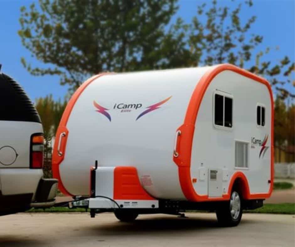 6 Small Camper Trailers You Can Tow With A Minivan 8 The iCamp Elite