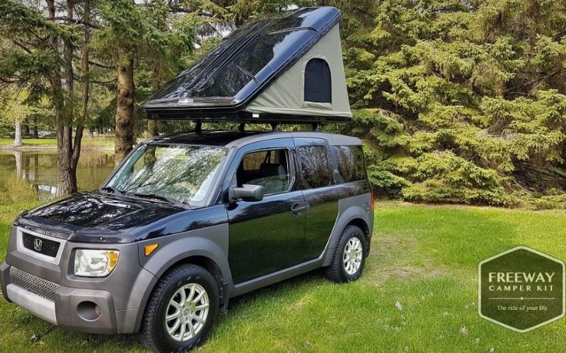 8 Stunning Honda Element Camper Conversion Kits & DIY Ideas 3 The Freeway Camper Kit for the Honda Element