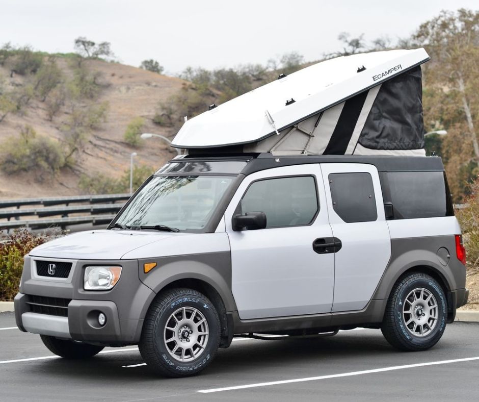 8 Stunning Honda Element Camper Conversion Kits & DIY Ideas 4 The Ursa Minor Kit Compatible with the Honda Element