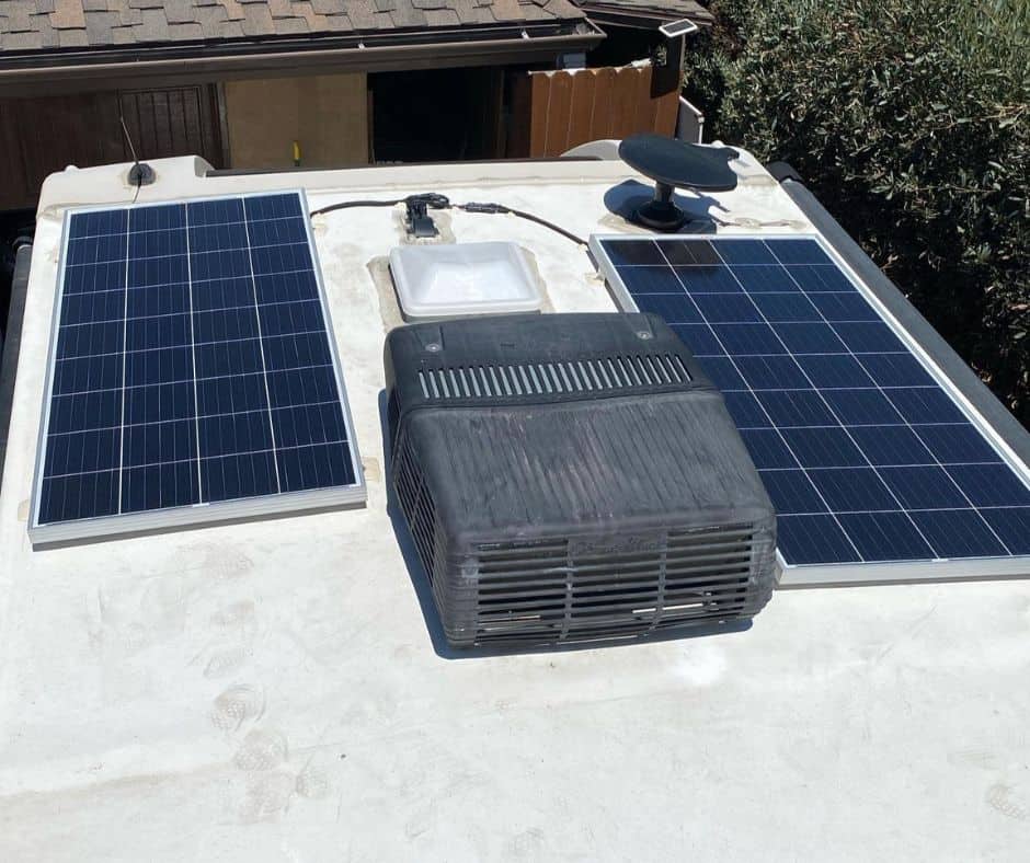 How to Mount Solar Panels on RV Roof Without Drilling Holes