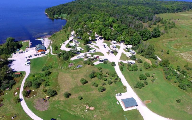 41 Stunning Campgrounds on Lake Michigan to Check Out in 2023 18 Bay Ridge RV Park