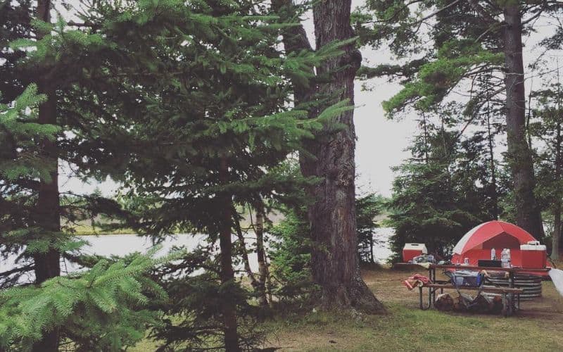 Rivermouth Campgrounds Near Tahquamenon Falls State Park
