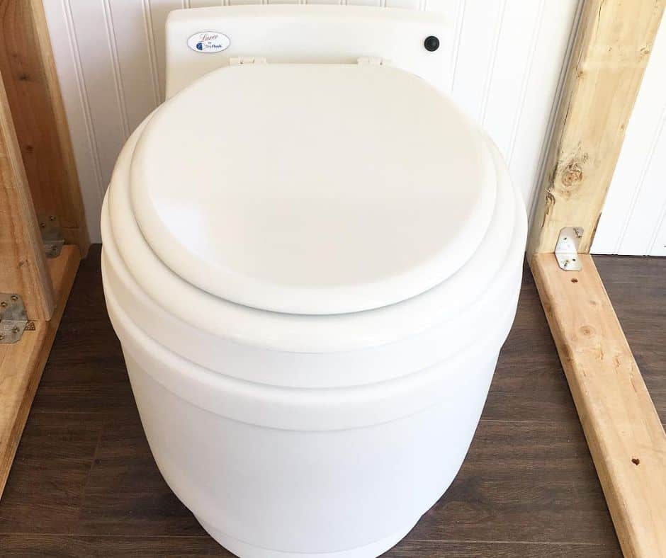 A Dry Flush RV Toilet