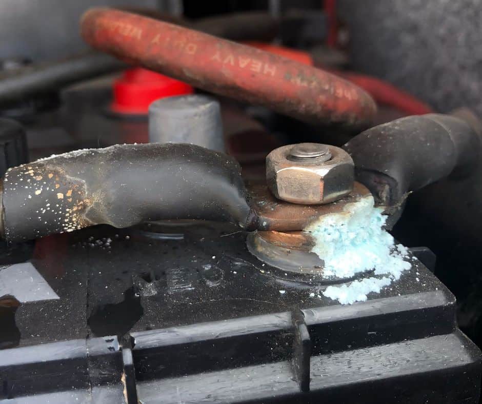 Solved! What to Do If Your RV Electrical Outlets Aren't Working 6 Power Is Interrupted by Corrosion on the Battery Posts