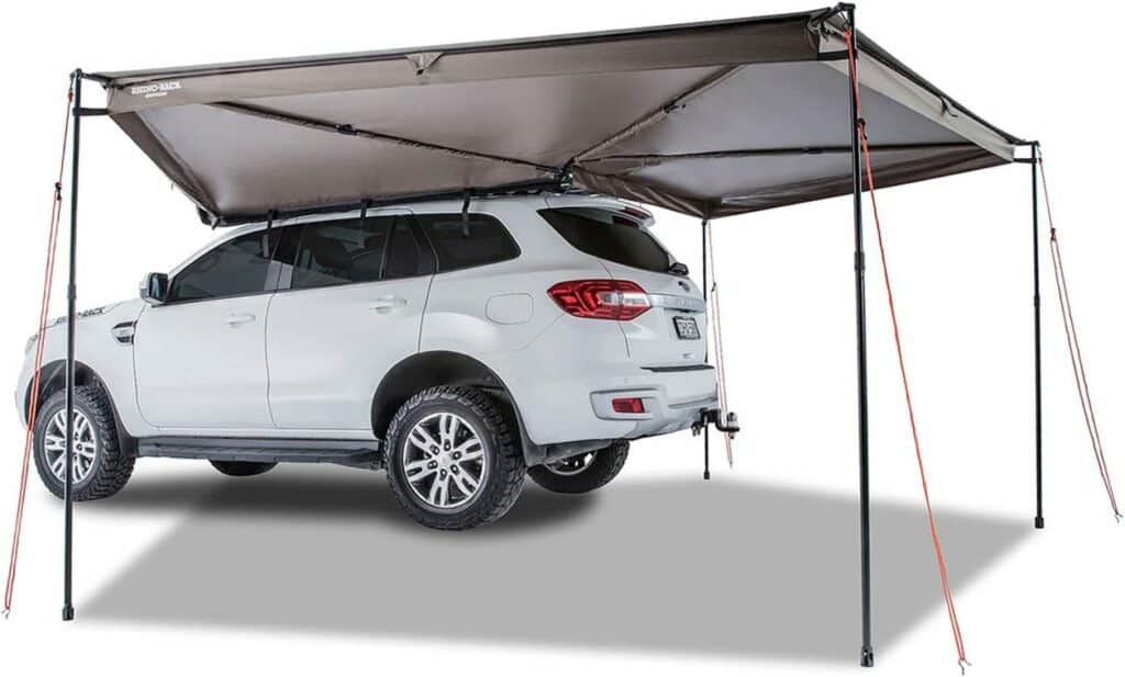 10 Must-Have Camper Van Awnings 9 Vango AirBeam Kela III Low Awning