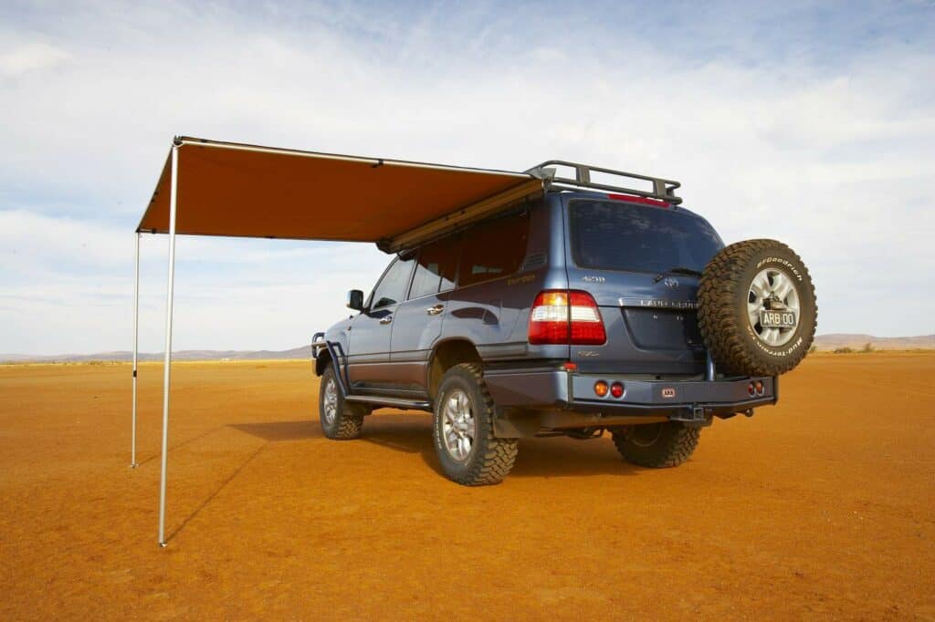 10 Must-Have Camper Van Awnings 8 Vango AirBeam Kela III Low Awning