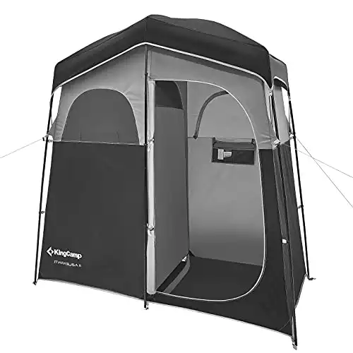 KingCamp 2 Room Shower/Toilet Tent Oversize