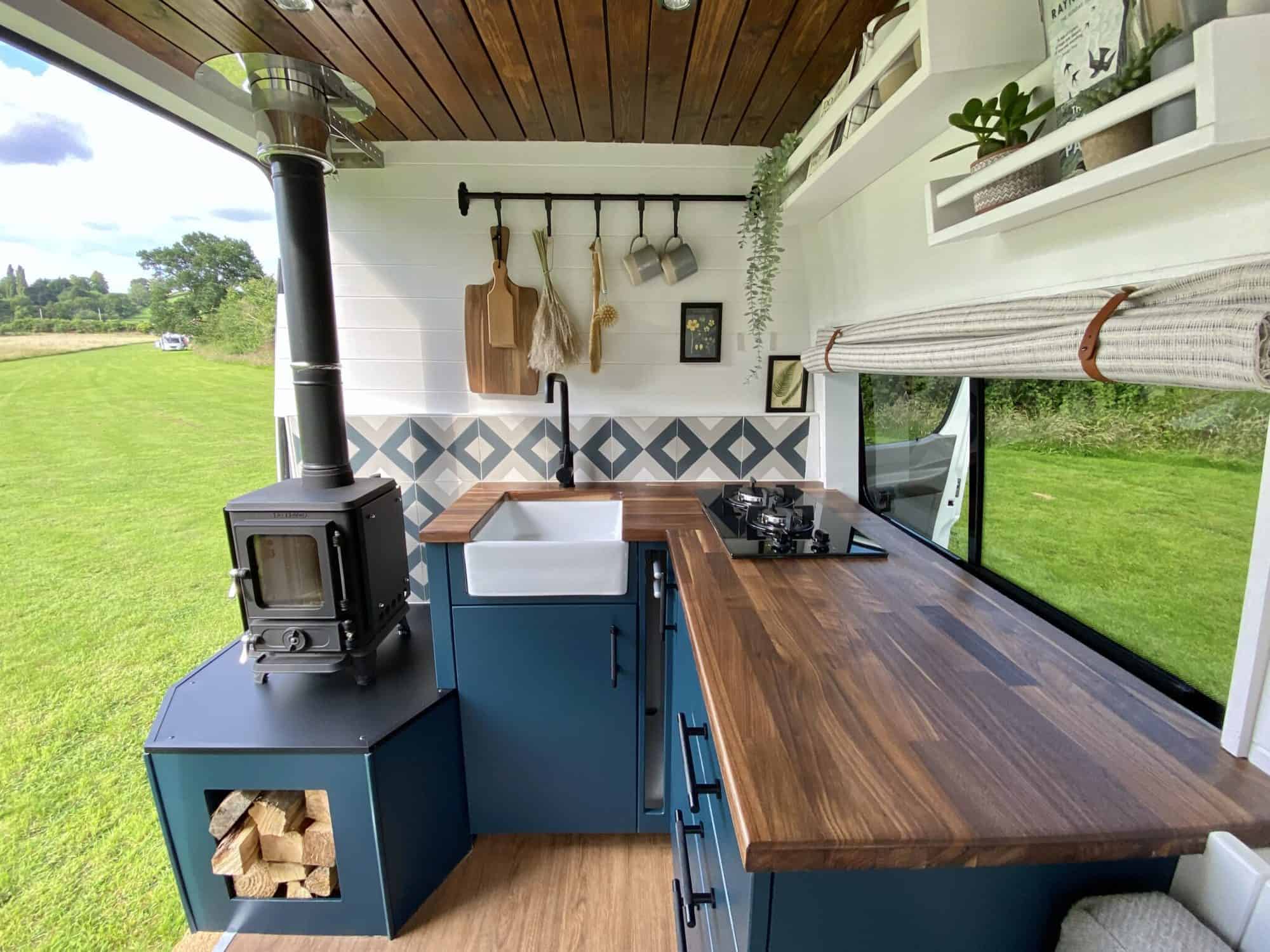 RV wood stove