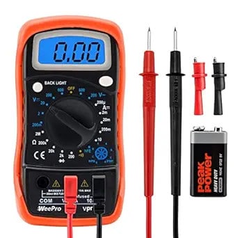 How To Wire Up A 50 Amp RV Plug (Step-By-Step Guide) 5 Voltameter (Image from Amazon).