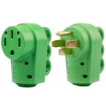 How To Wire Up A 50 Amp RV Plug (Step-By-Step Guide) 2 50 Amp RV Plug Male And Female Plug Set (Image from Amazon).