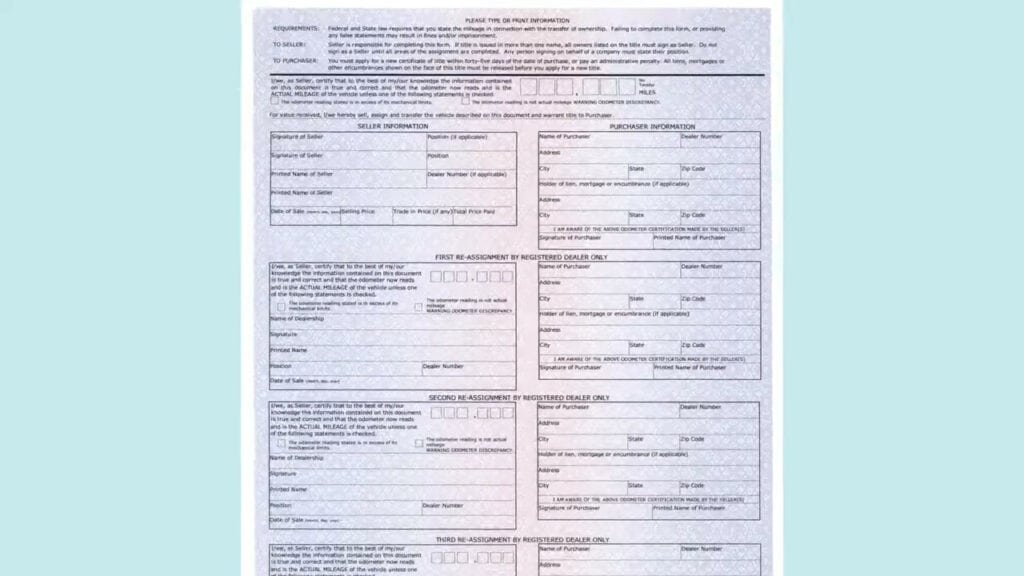 What Paperwork Do I Need To Sell My RV? 3 Bill Of Sale