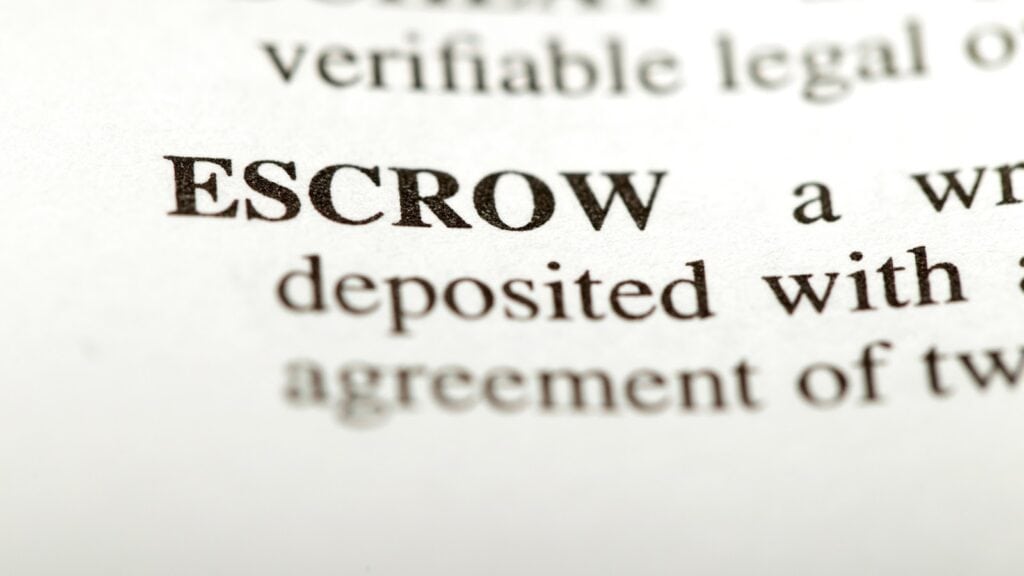 Closing The Deal With An Escrow Account