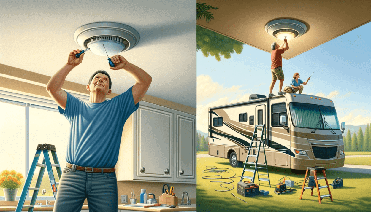 How To Remove RV Light Covers (Interior & Exterior)