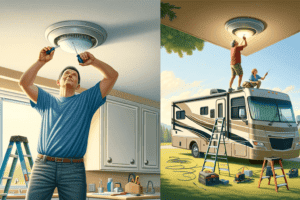 How To Remove RV Light Covers (Interior & Exterior)