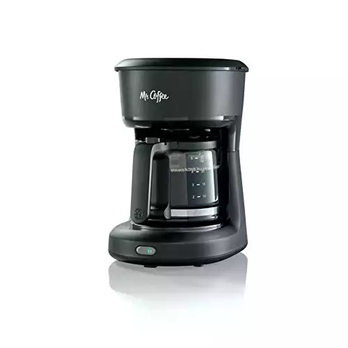 Mr. Coffee® 5-Cup Mini Brew Switch Coffee Maker, Black