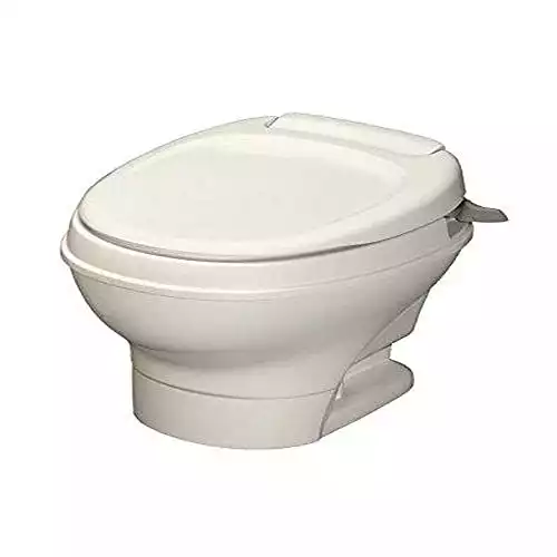 Thetford Aqua-Magic V RV Toilet Hand Flush/Low Profile/Parchment 31647