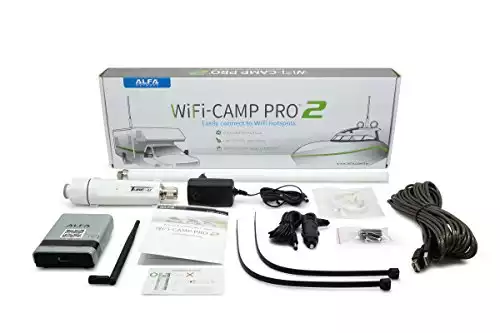 ALFA Network WiFi CampPro 2 Universal WiFi/Internet Range Extender Kit for Caravan/Motorhome, Boat, RV