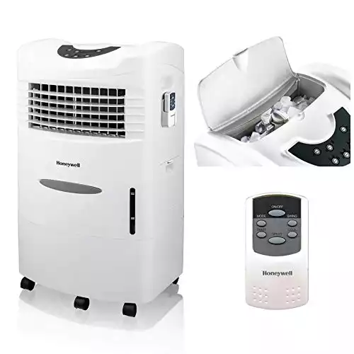 Honeywell 745 CFM* Indoor Portable Evaporative Cooler with Remote Control – CL201AEW