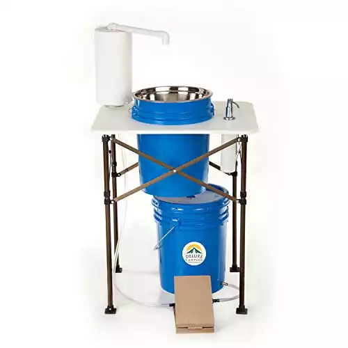 Deluxe Camp Sink - Portable Handwashing Station
