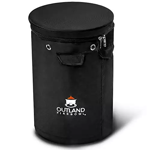 Outland Living Firebowl UV and Weather Resistant 740 Propane Gas Tank Cover with Stable Tabletop Feature, Fits Standard 20 lb Tank Cylinder, Ventilated with Storage Pocket