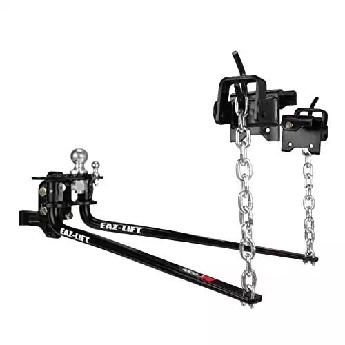 EAZ LIFT Camco Eaz-Lift Elite 1,000lb Weight Distribution Hitch with Height Adjustable Forged Shank (48053)