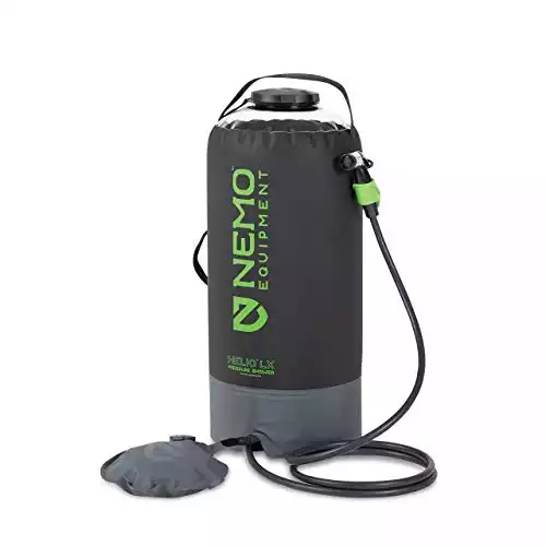 NEMO Helio LX Pressure Shower (Black/Apple Green) 2020