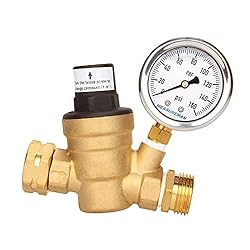 MEASUREMAN RV Pressure Regulator With Pressure Gauge