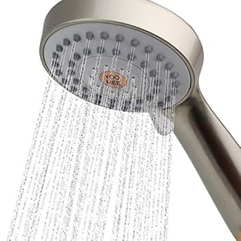 YOO.MEE Brushed Nickel High Pressure shower Head